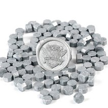 100 pcs 인감 스탬프 왁 스 문학 초대장 결혼식 생일 초대장 인감 우표 수집 앨범, 은
