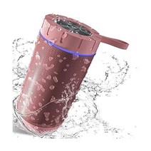 comiso Waterproof 블루투스 Speaker IPX7 25W 무선 Portable 스피커 Loud, Rose Gold