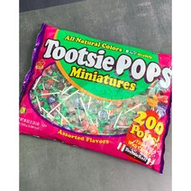 투시롤 투시팝 미니어쳐 캔디 대용량 미국 막대 사탕 1020g, 1개