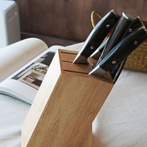 칼집 우드 원목 칼꽂이 겸 칼블록 가위 식도 보관 정리함-72394EA, GC_ 본상품선택