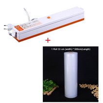 가정용실링기 커피캔포장 요리조리밀봉기 밀봉기 업소용 실링기 최고의 식품 진공 실러 자동 식품 진공 실러 기계 포함 가방, 30cm 가방 추가, 우리 플러그