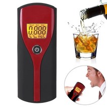 음주측정기 휴대용 알콜 범용 전문 디지털 LCD 디스플레이 알코올 호흡 경고 테스터 플라스틱 빠른 응답 및, 한개옵션0