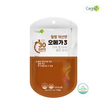 케어엔 혈행 개선엔 오메가3 노르웨이 정제어유 피시 피쉬오일 불포화지방산 30정
