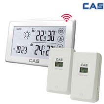 카스 무선 온습도계 CLTR-100 본체+센서2개 실외 온도 수신 가능