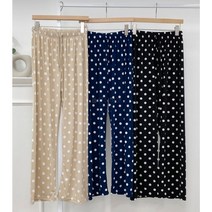 쥬아쥬아 땡땡이도트찰랑이바지 도트바지 냉장고바지