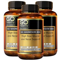 고헬씨(Go Healthy) 고헬씨 마그네슘 800-고함량 근육 신경 서포트 120 베지캡슐 X 3개, 360캡슐, 1세트