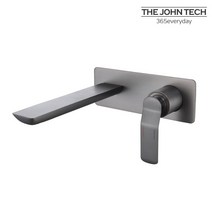 (주)갤러리하우스[더죤테크] 그라치아 1201 매트그레이 벽매립 욕조수전