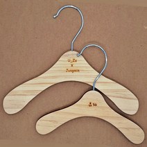강아지 옷걸이 반려견 원목 나무 옷 거치대 애견 옷걸이, 1개
