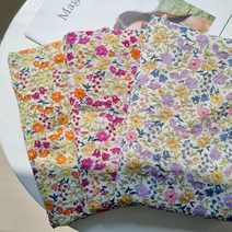 하나프플라워 40수 코튼레이온 원단, 핑크믹스