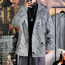 루즈핏 카디건 자켓 남자 패딩 점퍼 야간 반파 야광 점퍼 숏 패딩 캐주얼 점퍼