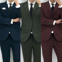 남자 대박 스판 빅사이즈 세미 캐주얼 정장 수트