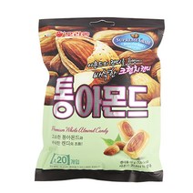 통아몬드 90g X 7 아몬드 크런치 캔디 사탕 간식 과자