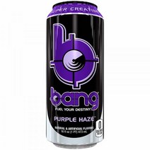 VPX 바이탈 제약 뱅 에너지 드링크와 코큐텐 & 크레아틴 Purple Haze 12 음료 16 Fl Oz . 각각