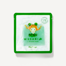 미스드래곤 와사비 수딩 마스크팩 30g, 1매