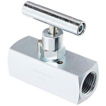PIC 게이지 NV-CS-1/2-HS-180-MXF 탄소강 스트레이트 니들 밸브 유압 서비스 시트 포함 1.3cm(1/2인치) 수 NPT x 1.2cm(1/2인치) 암 NPT, F x F_0.5 Inch