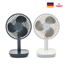 크루거 탁상용 무선 USB 선풍기, 화이트, 화이트 KGF-2806SW