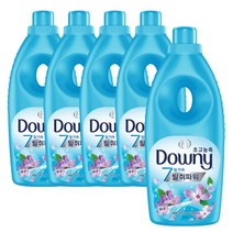 2020 다우니 초고농축 섬유유연제 레몬그라스와 라일락 본품, 5개, 1.05L