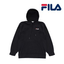 휠라 휠라[FS2POC3104X]공용 리니어 스몰 로고 후디 BLK