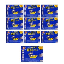 쥐파리 끈끈이 종이 2매입 10개 쥐잡이 트랩, 1개