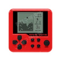 레트로 미니게임기 미니겜보이 추억의게임 오락실 게임기, 빨간색(사각형) 가방