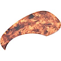 장식 기타 부품 어쿠스틱 기타 용 자체 접착 가드 diy 기타 pickguard 기타 용품 포크 기타 부품, 주황색, 없음