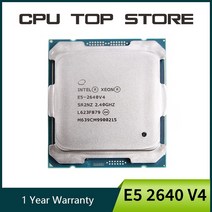 INTEL XEON E5 2640 V4 CPU 프로세서 10 코어 2.40GHz 25MB L3 캐시 90W SR2NZ 인텔 제온 중앙처리장치, 한개옵션0