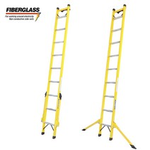 FRP-JS-SL-H1L24 전주용 1연식 절연사다리 (2.4M)