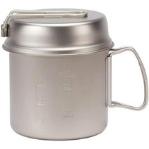 스노우피크 티타늄 경량 코펠세트 캠핑용품, 포트 용량 : 1400ml