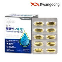 광동생활건강 광동 혈행엔 오메가3 1박스 2개월분 눈건강 항산화, 단품/단품