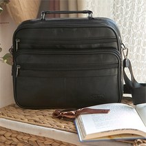 여성 남성 공구가방 가죽 지퍼 서류 무광 크로스백