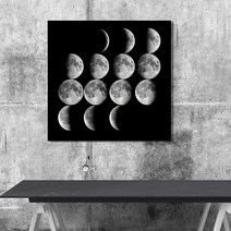 정사각 셀프 인테리어 문라이트 아크릴 무광엣지 프레임리스 주문제작 사이즈선택 중형 대형 사진액자, 화이트