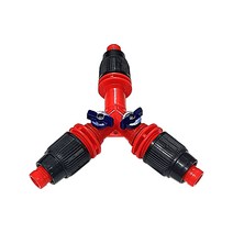3구Y형 물호스연결구(19mm) 호스연장 수도꼭지연결구, 1개