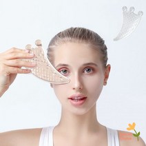 손가락마사지기 얼굴주름리프팅 승모근 림프절 두피 전신 괄사 순환 경락 마사지, 단품