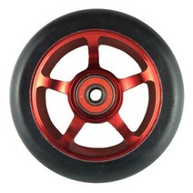 전동서핑보드 롱보드샵 JEERKOOL 88A 100mm 스쿠터 휠 스케이트 보드 액세서리 스피드 베어링이있는 합금강 허브 퍼플 LZ27, [02] Red 100mm