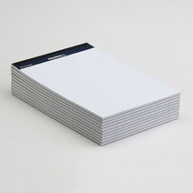 리갈 패드 쓰기 메모 단어 공시생 레포트 A5 흰색 10권 찢어쓰는 양면 뜯어쓰는 큰메모지 문구 떡메 라이팅 줄 절취 공책