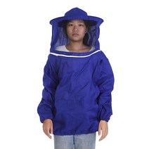 정원 전문 양봉 보호 재킷 장비 액세서리 꿀벌 곤충 먹이 용품, [04] Blue