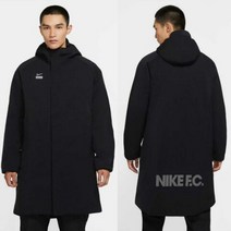 나이키 롱패딩 A90 CT2515 010 FC 롱거 사이드라인 필드 재킷