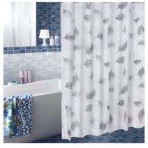 앤티스 유로스타일 샤워커튼 180 x 200 cm 낙엽, 1개, 화이트계열