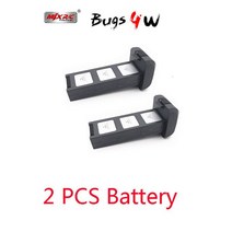 Mjx B4w 버그용 리포 배터리 4W JJRC X11 X11P RC 쿼드콥터 드론 예비 부품 7.6v 3400Mah 재고 있음, [02] 2 PCS battery