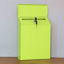 벽걸이우편함 유럽풍 우체통 빨간 인테리어 우편함 루프 스위트홈 전원주택, [옵션]프리미엄라인-11
