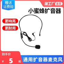 블루투스 헤드셋 작은 꿀벌 마이크 라우드 스피커 교사 유선 클립 장착형 강의 교육 상담용 인강용 어학용, 5. [하나의 ]