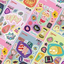 기타 바보사랑[이케이디자인]더폰트 스티커 LOVE외 3종, love