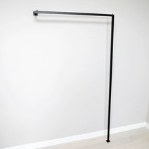 코코디피 기억나니 국산 벽면 고정 부착 행거 디스플레이 옷가게 옷걸이 주문제작, 은색