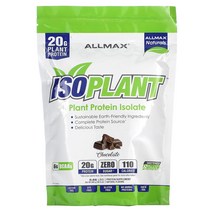 ALLMAX Isoplant Plant Protein Isolate Chocolate 10.6 oz 300 g, 1개