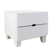 토니아 사각발 2단서랍장 협탁 수납장 전화대 보조장, 색상:웬지백
