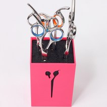 뷰티스튜디오 사각가위보호대/가위꽂이/정리함/보관ㅛ, 색상랜덤, 1개