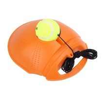테니스벽치기 테니스 머신기 연습기 엘보링 연습 리턴볼 셀프 장비, Orange with ball set