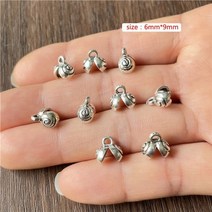 천주교성물 첫영성체선물 묵주 120pcs 이슬람 터키 문 스타 가방 버클 도매 커넥터 보석 만들기 diy 기도 구슬 팔찌 액세서리, 06실버 120개