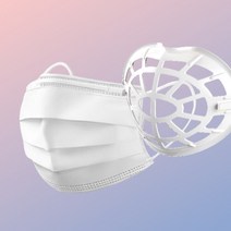 숨쉬기편한 국산 마스크가드 마스크뽕 실리콘마스크가드 이너 지지대 일체형고정핀, 블랙