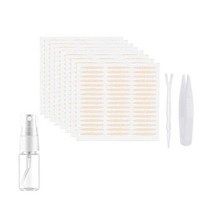 shefun JP170 Mesh Lid Tape 384 Pieces Water Stick Eye Double Sided Strong Extra Fine Skin Tone Low P, Oval